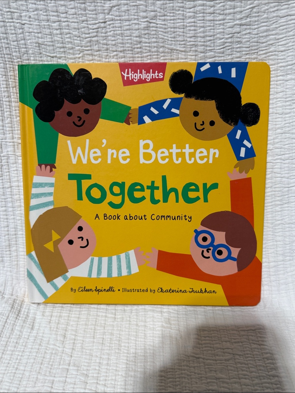 We're Better Together Board Book - Yellow